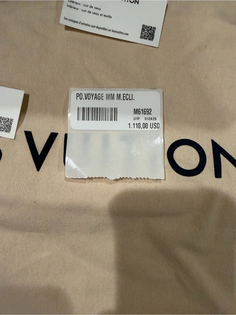 Louis Vuitton Black Monogram Toiletry Pouch